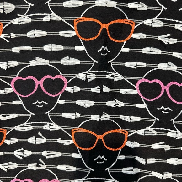 Anthropologie Hutch Embroidered Sunglass Cat Eye Shift High Neck Dress XS Small - Picture 3 of 6